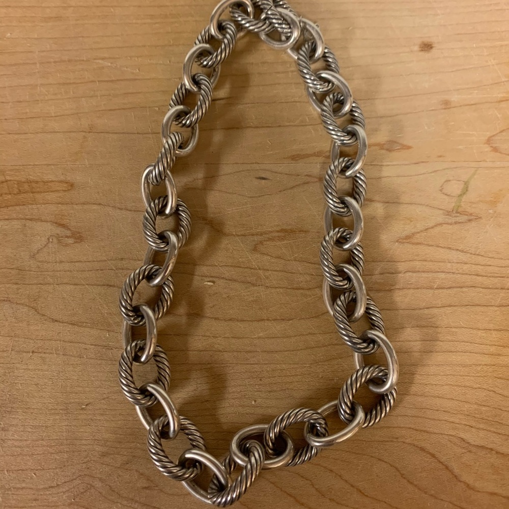 Extra large oval link David Yurman chain